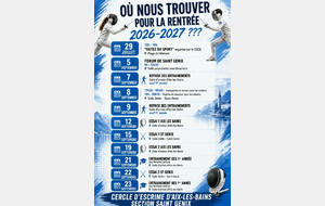 Rentrée 2026- Où nous trouver ?